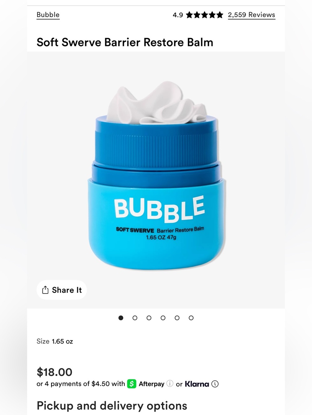 Bubble Swerve Balm ✨